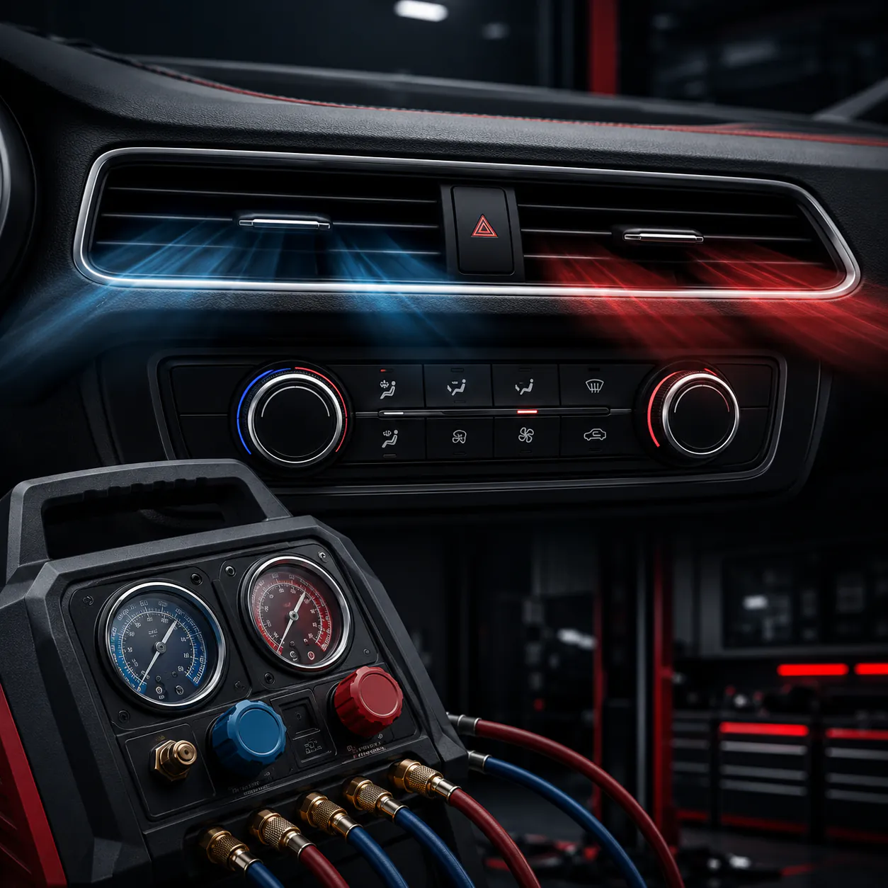 Auto AC repair service at NexGen Auto in Irving, TX